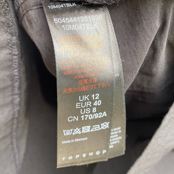 TOPSHOP Elegant Black Puff Sleeve Dress - Picture 3 of 7